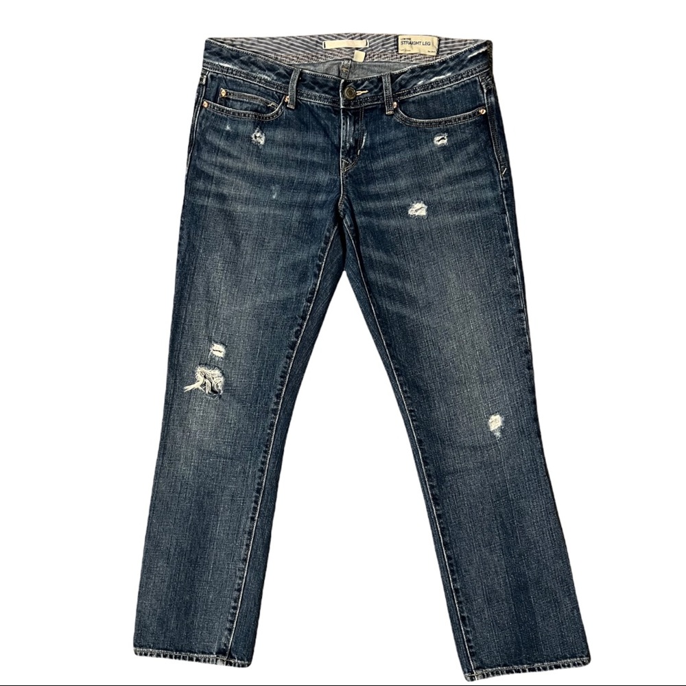 Ladies Gap Jeans Low Rise Straight Leg Size 4
